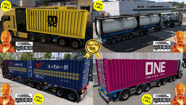 D-TEC FLEXITRAILER TRAILER v10.0 ETS2 1.58