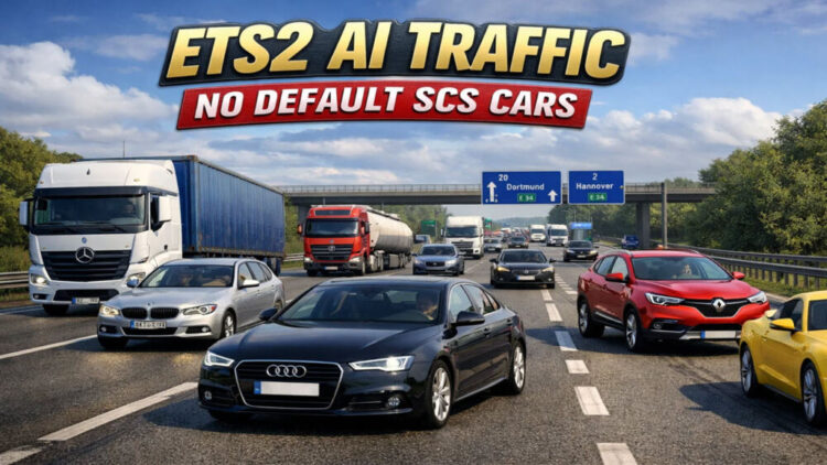 ETS2 AI Traffic No Default SCS Cars V1.0