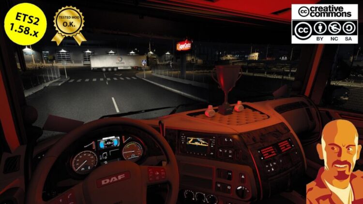 DAF XF MOULIN ROUGE SCHOWSTRA ETS2 1.58.x