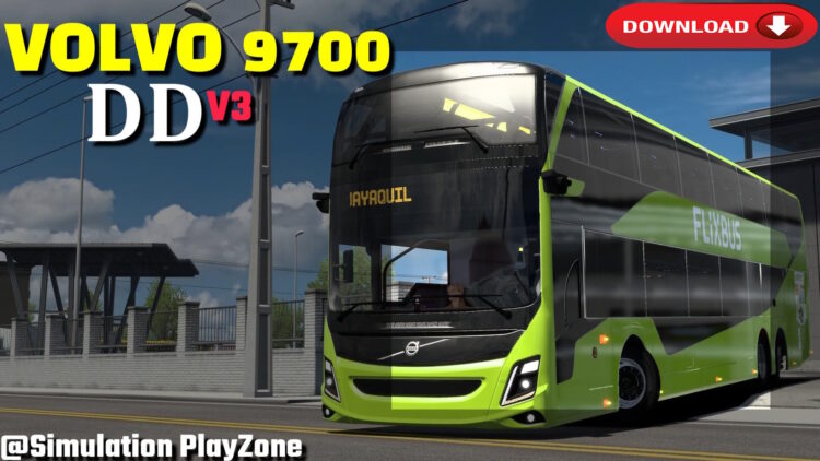 Volvo 9700 DD V3 ETS2 1.58