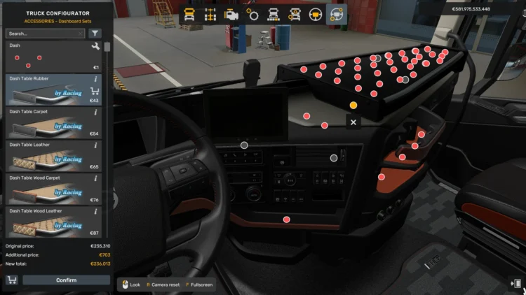 Truck Tables Pack v1.58