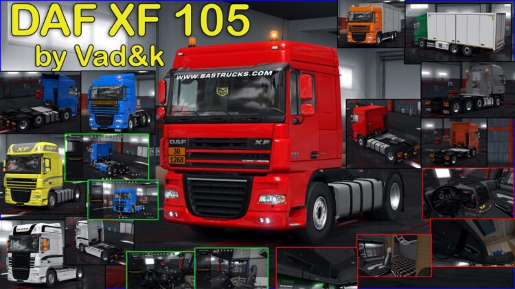 DAF XF 105 by vad&k v 7.19