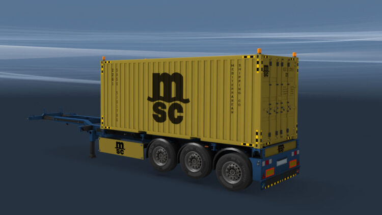 20FT CONTAINER G1 PACK TRAILER ETS2 1.58