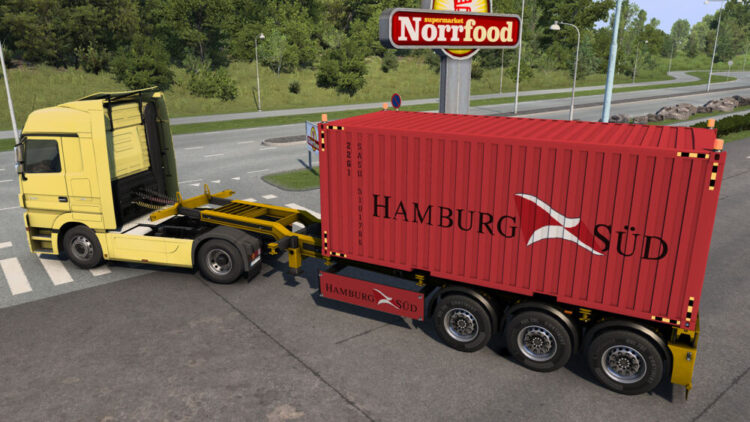 20FT CONTAINER G1 PACK TRAILER ETS2 1.58