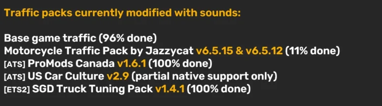 Sound Fixes Pack v26.11