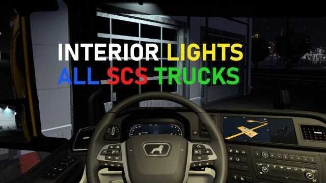 Interior Lights for all SCS Trucks v1.58