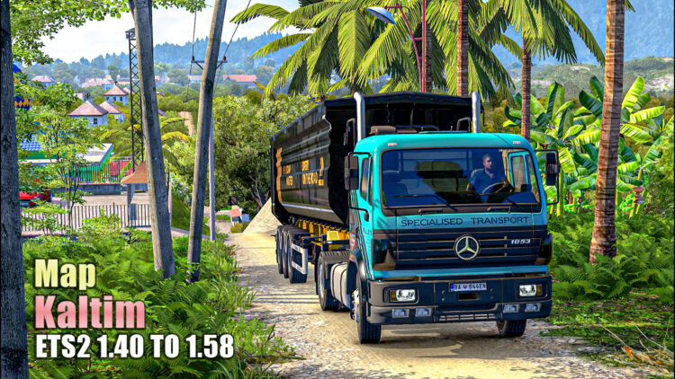 Map Kaltim V1 For ETS2 1.40 to 1.58