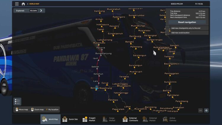 Map_Sitinjau_Lauik_V22 ETS2 1.58
