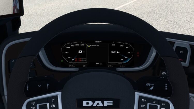 DAF 2021 Needle Dashboard
