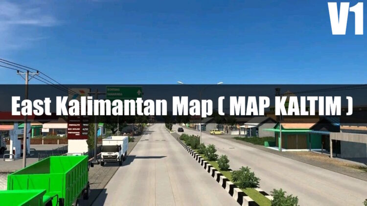 East Kalimantan Map (MAP KALTIM) V1