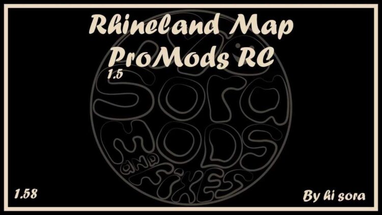 Rhineland Map &ndash; ProMods RC v1.5 fix