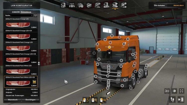 Scania S/R New Sunshield v1.58