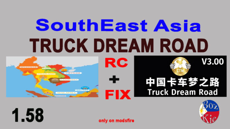 SouthEast Asia - TRUCK DREAM ROAD V3 RC + FIX v1.0-1.58