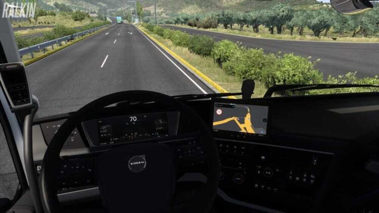 Volvo FH5/6 Speed Limit on GPS v1.58