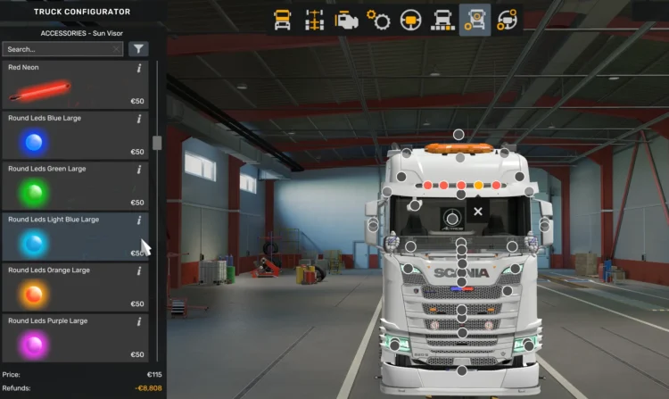 Mohamed Mano LED Tuning All trucks.scs