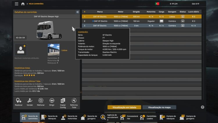Paccar Ex-D2 1000 Daf Xf Electric By Rodonitcho Mods 1.0 1.50 1.58