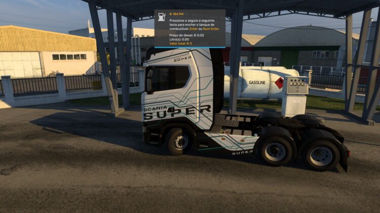 Free Fuel In The Garage Ets2 By Rodonitcho Mods 1.0 1.50 1.58