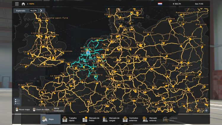 Undiscovered Map + Ultra Zoom Ets2 By Rodonitcho Mods 1.0 1.50 1.59 16 04 2026