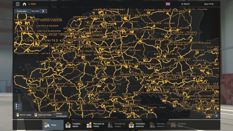 ETS2 MAP 100% DISCOVERED BY RODONITCHO MODS 1.0 1.59 25 04 2026