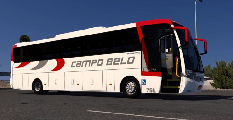 Mod do ônibus Busscar Visstabuss Lo Scania K124 chega ao Ets2 com 140 skins e som exclusivo