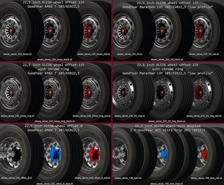 Abasstreppas Trailer Wheel Pack v1.58