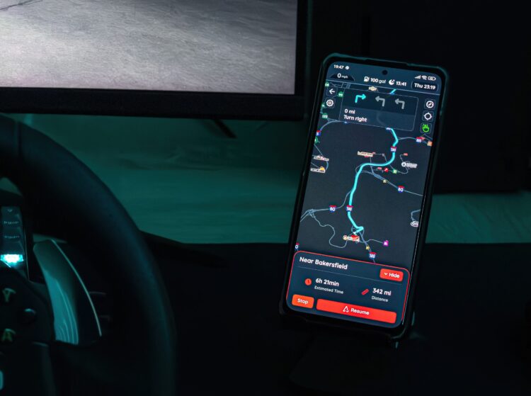 TruckNav v0.4.2 - External Second-Screen GPS [ETS2 & ATS] [Turn Based Navigation]