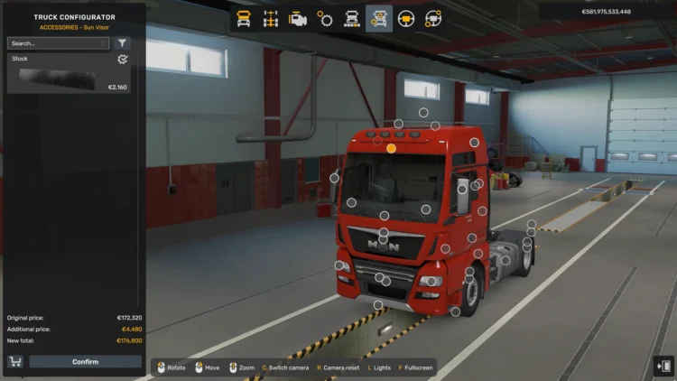 LightFix Skylight for MAN Trucks v1.58