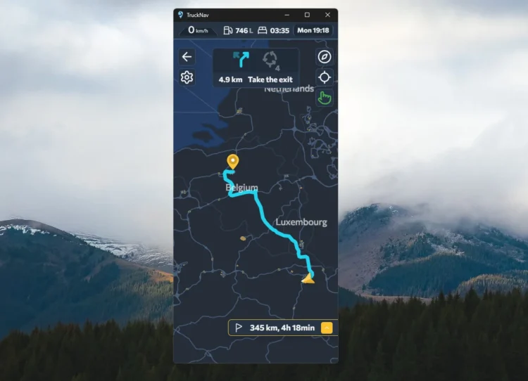 TruckNav v0.4.3 – External Second-Screen GPS [ETS2 & ATS] [UI/UX ...