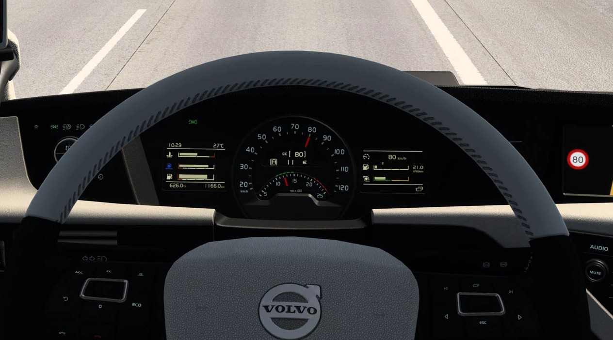 Volvo FH4 Improved Dashboard v3.1