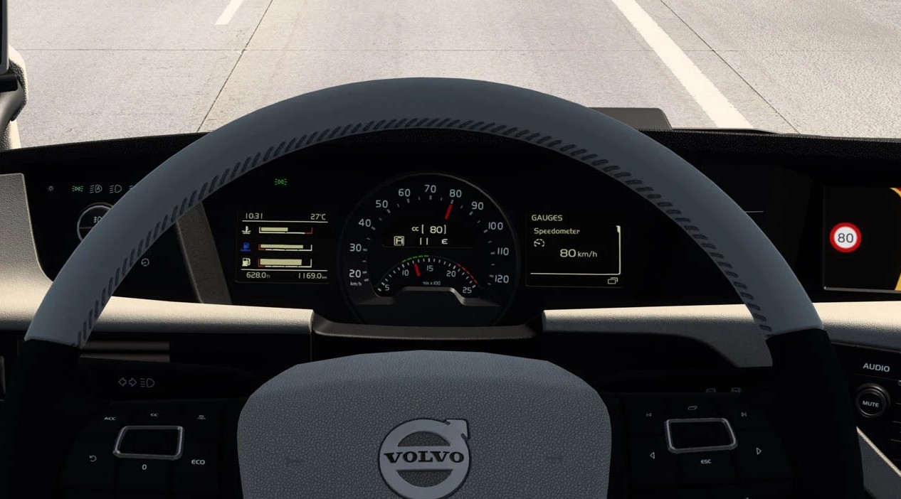 Volvo FH4 Improved Dashboard v3.1