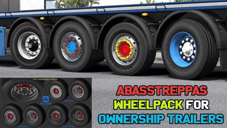 Abasstreppas Wheel pack for Ownership Trailers v1.58