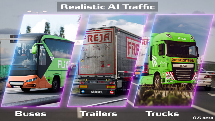 Realistic AI Traffi Pack