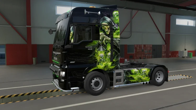 MAN TGX EURO 6-SKULL