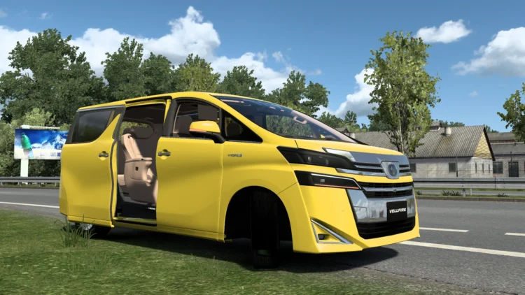 Toyota Vellfier_ETS2_1.58-1.59