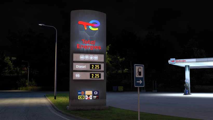 Real Companies e Postos de Gasolina v2.04.12 para ETS2: Download Grátis e Atualizações