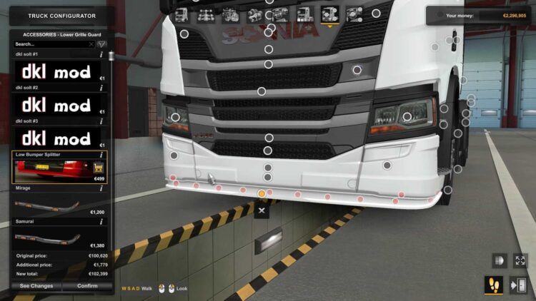 Scania PGRS Bumper Splitter v1.58
