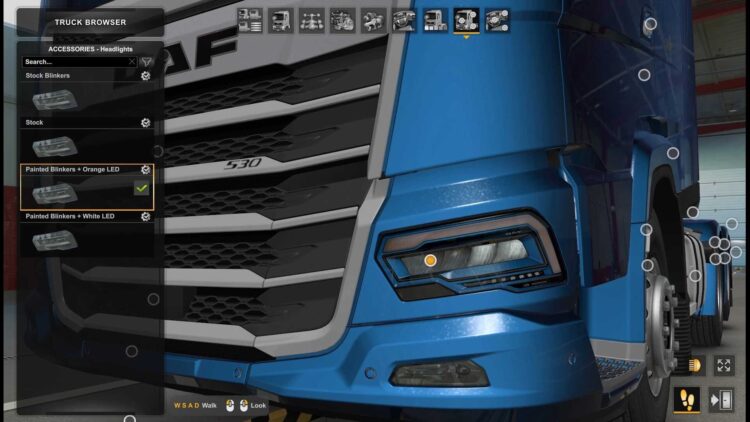 Sequential Turn Signal for DAF XG 2021 v1.58