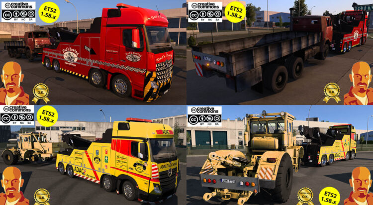MERCEDES BENZ ACTROS MPIV CRANETRUCK v2.0 ETS2 1.58.x