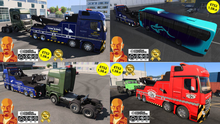 MERCEDES BENZ ACTROS MPIV CRANETRUCK v2.0 ETS2 1.58.x