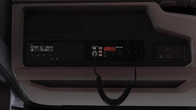 Tachograph e rádio Px para Scania S: aprimore o realismo da sua cabine