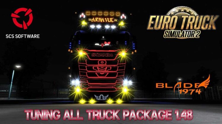 Pacote de acessórios e luzes licenciadas chega na versão 1.58 para Euro Truck Simulator 2