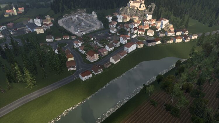 Liechtenstein map ets2 by D4ni runner