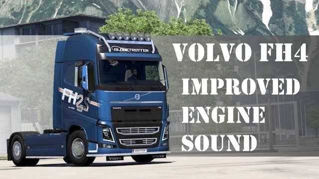 Volvo FH4 improved engine sound v2.6