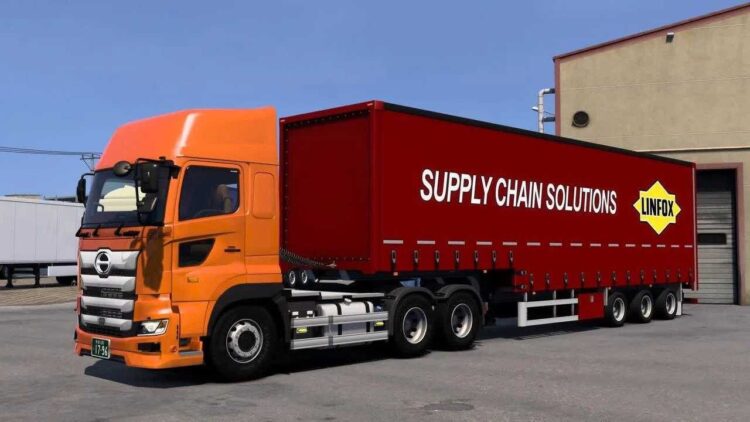 WIKA Curtainsider 40ft Trailer 1.55 &ndash; 1.58