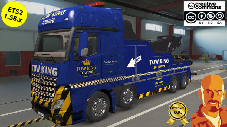 MERCEDES BENZ ACTROS MPIV CRANETRUCK v2.0 ETS2 1.58.x