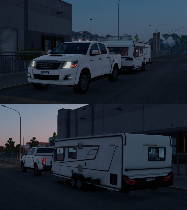 Toyota Hilux 2015 1.9 1.59x with a New Trailer of Eriba