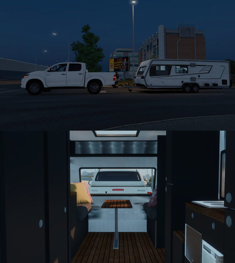 Toyota Hilux 2015 1.9 1.59x with a New Trailer of Eriba