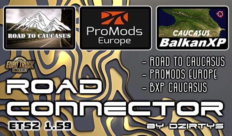 Road to Caucasus + Promods Europe + BXP Caucasus RC v1.0