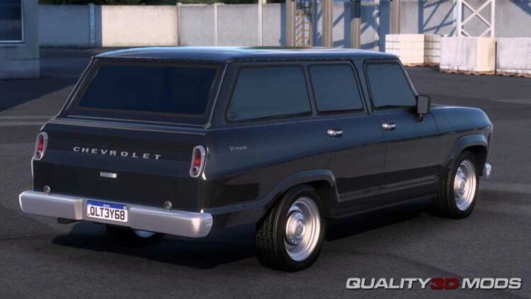 1973 Chevrolet Veraneio + Trailer v1.59