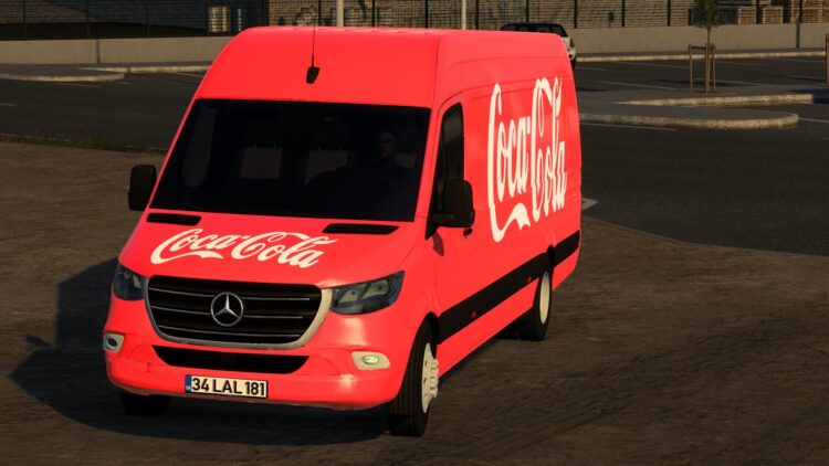 COCA-COLA MERCEDES-BENZ SPRINTER TRZPRO BY RODONITCHO MODS 1.0 1.50 1.59 07 05 2026